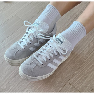 🇰🇷Adidas Gazelle Bold Grey Cloud White (W)  HQ6893 -พรีออเดอร์ - Preorderoppa