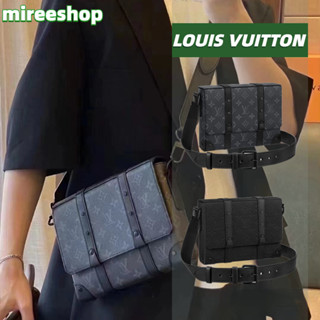 🍒หลุยส์วิตตอง Louis Vuitton กระเป๋าแมสเซนเจอร์รุ่น Trunk