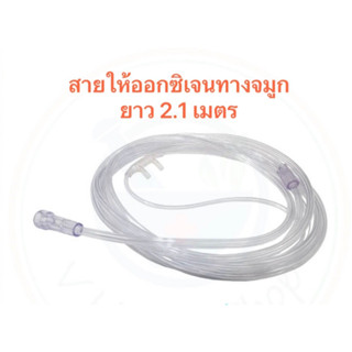 Westmed Adult Cannula สายออกซิเจน ยาว 2.1 เมตร สายแคนนูล่า สายนิ่ม ไม่เจ็บจมูก