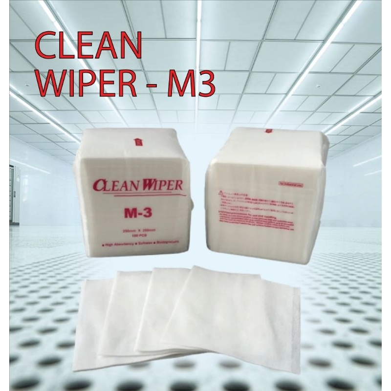 ผ้าทำความสะอาด clean wiper m3 พร้อมส่ง ไม่ต้องรอนาน!!
