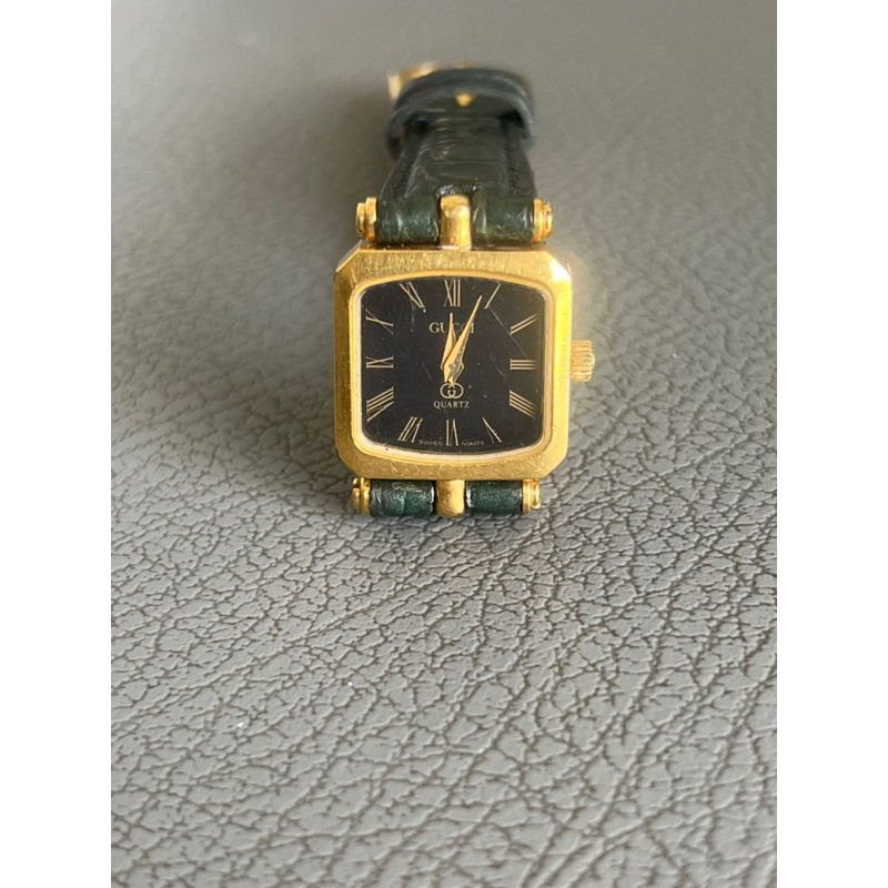 Gucci Lady GG Quarz-Gold18K-plated quartz watch แท้💯 มือสอง