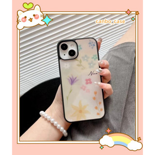 🎁ส่งของขวัญ🎁เคสไอโฟน สำหรับ 11 14 for iPhone Case 13 12 Pro Max  หวานสวย น่ารัก ดอกไม้ กันกระแทก เคสนิ่ม เคสโทรศัพท์