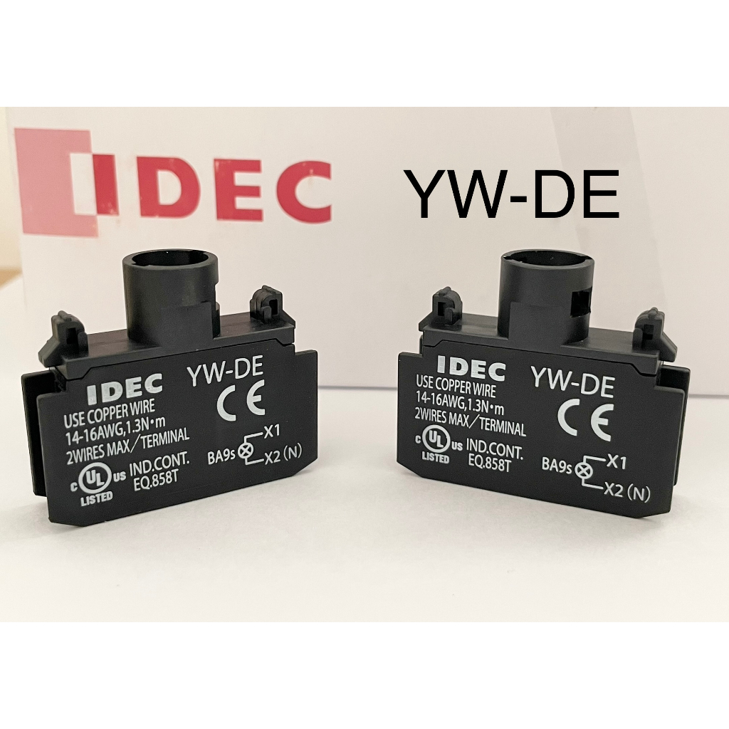 YW-DE 24V IDEC คอนแทคบล็อค