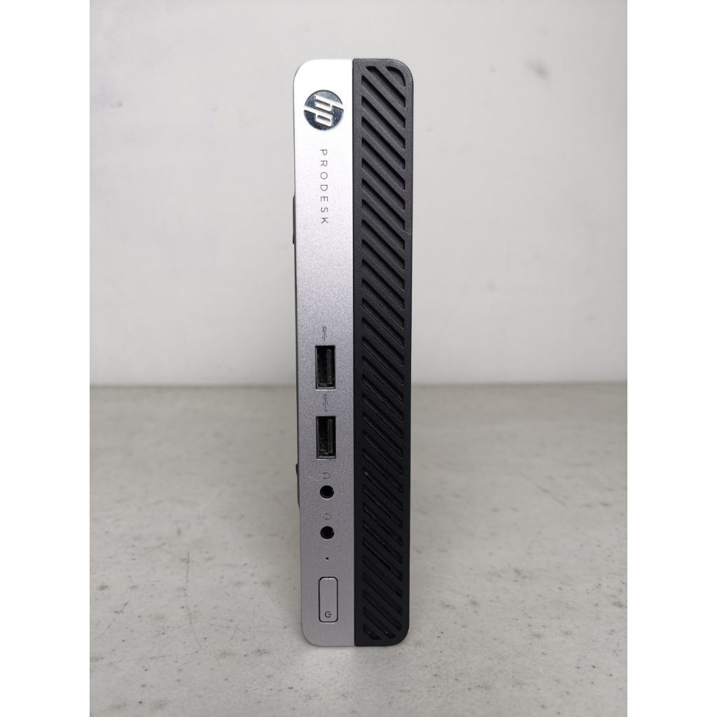 คอมมือสอง Mini PC HP Prodesk 800 G3  CPU Core i5-6500T @2.50 GHz ฮาร์ดดิสก์ M.2 NVME 256 GB ลงวินโดว