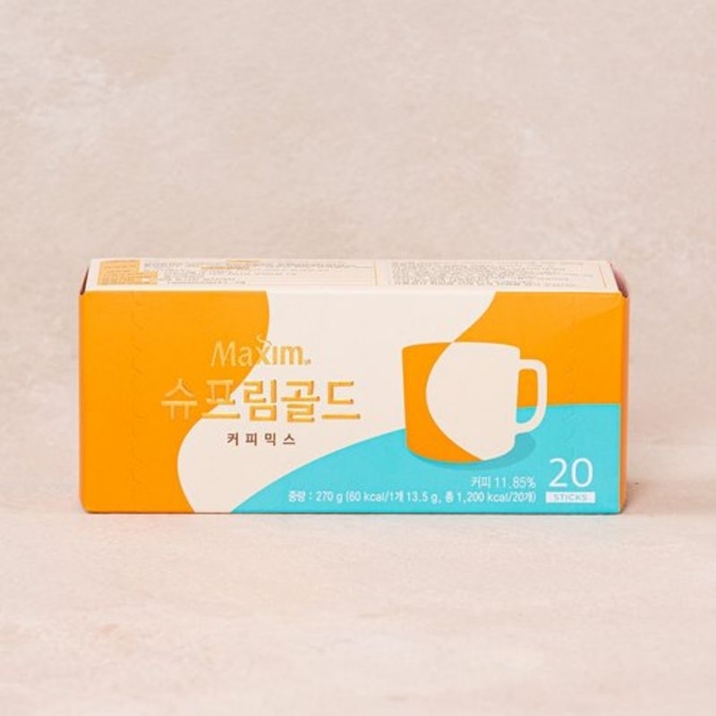Maxim Supreme Gold Coffee Mix 270g/20ซอง กาแฟปรุงสำเร็จ 3in1