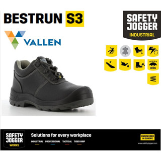 SAFETY JOGGER "BESTRUN"  รองเท้าเซฟตี้ หุ้มส้น หัวเหล็ก มาตรฐาน S3 สินค้าพร้อมส่ง