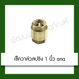 เช็ควาล์วสปริง 1 นิ้ว ana