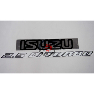 สติ๊กเกอร์ ฝาท้าย อีซูซุ ดีแม็ก ปี 2003-2006 ISUZU D-MAX 2003-2006 2.5 Di TURBO "1ชุด" โกดังอะไหล่ยนต์ อะไหล่ยนต์ รถยนต์