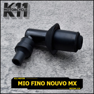 ปลั๊กหัวเทียน mio fino nouvo mx ปลั๊กหัวเทียน ฝาครอบหัวเทียน กันน้ำ100% ใส่เเน่น ไม่หลุด ทนความร้อนสูง ปลั๊กหัวเทียนมีโอ