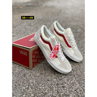 Vans old skool รองเท้าผ้าใบผูกเชือกพร้อมกล่อง