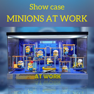 ตู้โชว์ MINIONS AT WORK SERIES | กล่องอคิลิค พร้อมอุปกรณ์ประกอบฉาก⚒️⚙️