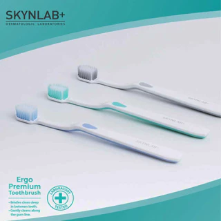 SKYNLAB premium slim soft ,PREMIUM TOOTHBRUSH SKYNLAB ERGO,anti -bac toothbrush แปรงสีฟันสกินแล็บ มี 3 รุ่นให้เลือก
