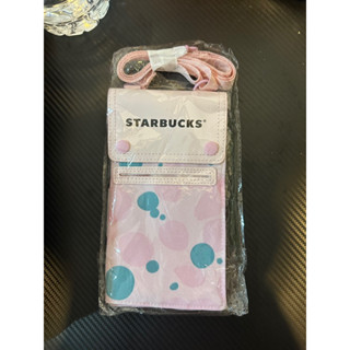 [ของแท้] กระเป๋า Starbucks สะพายอเนกประสงค์ สีชมพู Spring Pastel