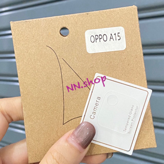 🚚พร้อมส่งในไทย📮ฟิล์มกระจกเลนส์กล้อง แบบใส สำหรับรุ่น OPPO A15 ฟิล์มกระจะติดเลนส์กล้อง