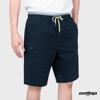 GALLOP : Mens Wear CASUAL SHORTS  กางเกงขาสั้นเอวยางยืด รุ่นต่อขอบ GS9024 มี 5 สี / ราคาปกติ 1290.-