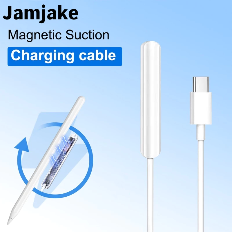 ปากกาไอแพด Type C Magnetic Wireless Charger ใช้ได้กับ P8 E10 และ 2nd เครื่องชาร์จไร้สายแม่เหล็ก