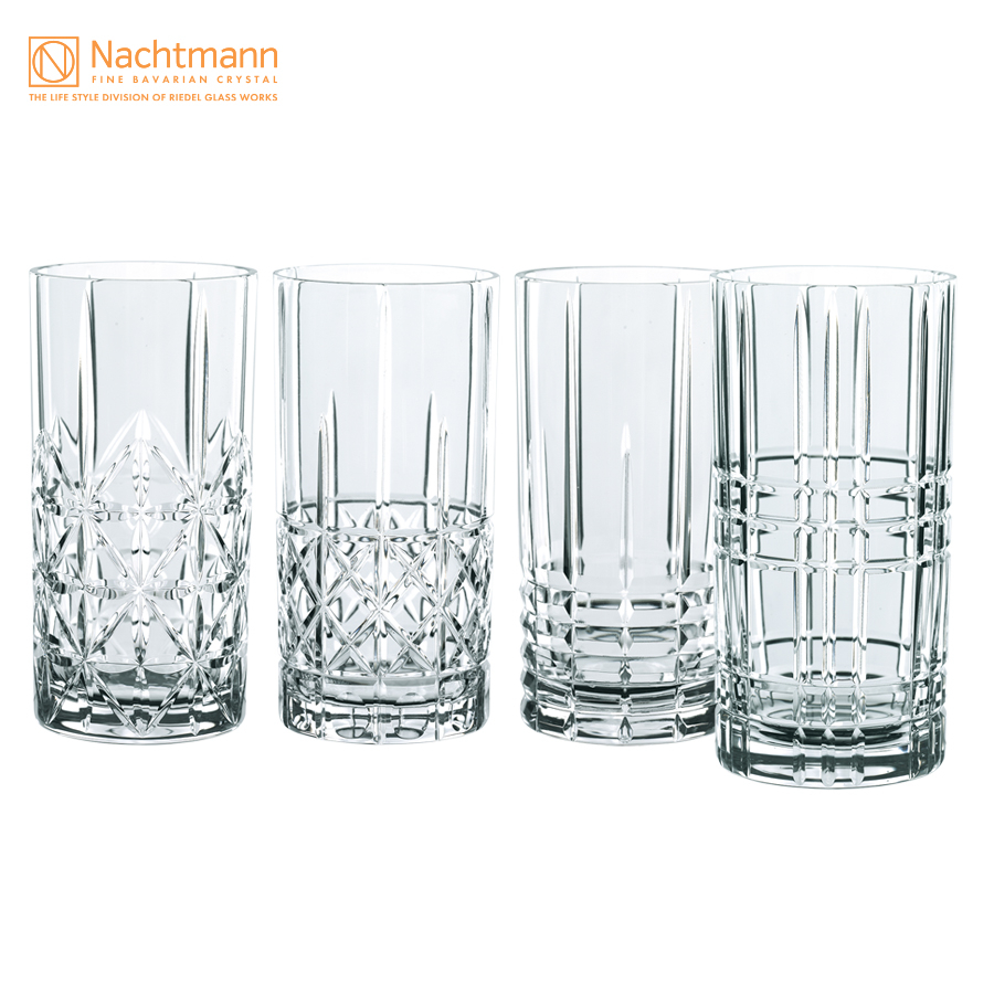 แก้วน้ำสูง Nachtmann Highland 445 ml  (แยกลาย) แก้วคริสตัล แก้วน้ำหรูจากเยอรมัน