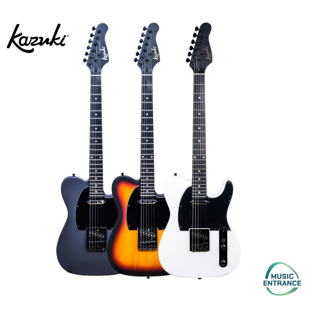 Kazuki Newcomer TL Telecaster Electric Guitar กีต้าร์ไฟฟ้า ทรง เทเล Tele 22 เฟรต 2xSinglecoil เคลือบ