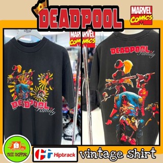 เสื้อMarvel ลาย DeadPool สีดำ ฟอดเฟด ( HP-011 )