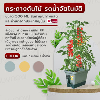 Planter box กระถางพลาสติกปลูกต้นไม้ 500มล. 28x50x32cm