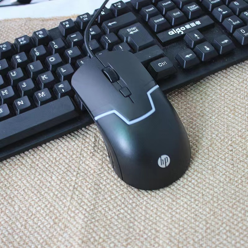 HP M100 เมาส์ออปติคอล 1600 Dpi ใช้สาย Usb สําหรับแล็ปท็อปพีซี