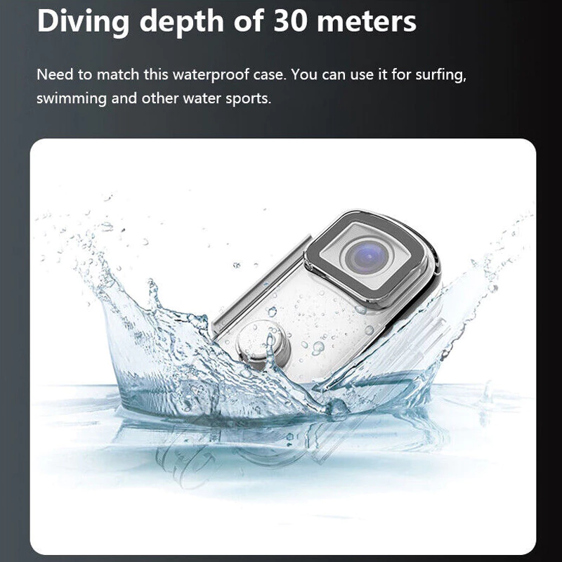 SJCAM C100+ / C100 Plus Mini Action Camera Small and Smart กันน้ำลึก 30M ติดหมวก ตัวเล็กระทัดรัด thumbnail 6
