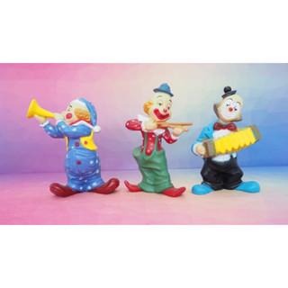 Vintage Clown Band Music Horn Violin Accordion figures