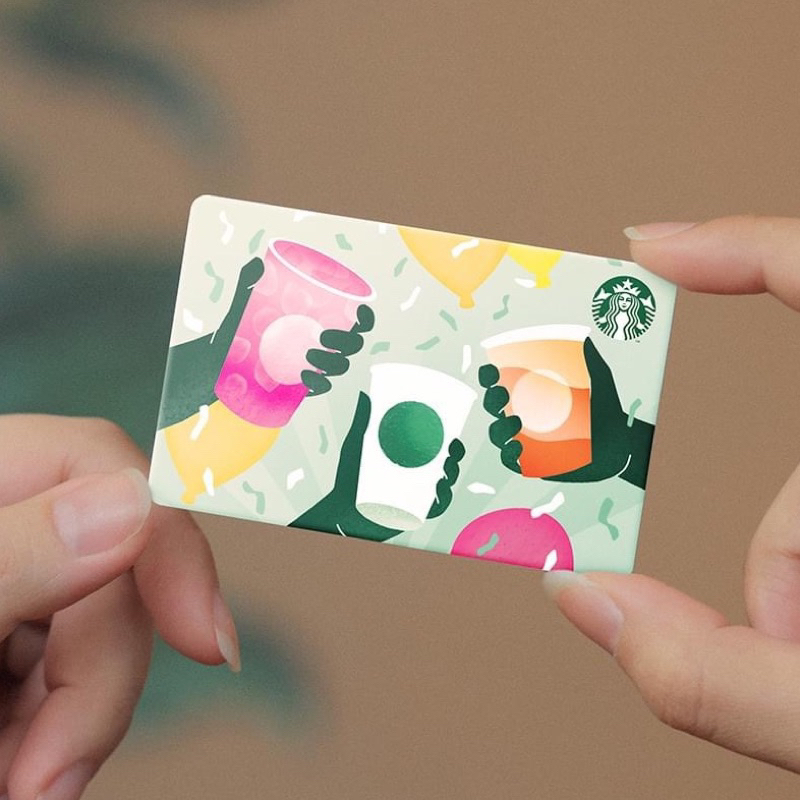 บัตร Starbucks ลาย CELEBRATION CUP / บัตร Starbucks (บัตรของขวัญ / บัตรใช้แทนเงินสด)