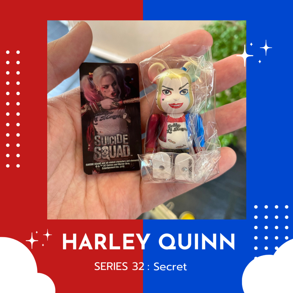 [‼️ของแท้, พร้อมส่ง‼️] 100% Bearbrick Series 32 Secret Harley Quinn