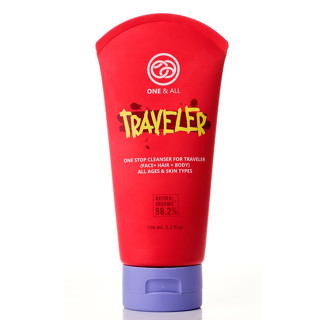 One &amp; All Traveler 150ML สบู่ทำความสะอาดได้ทุกส่วนของร่างกายและเส้นผม One Stop Cleanser Face+Hair+Body