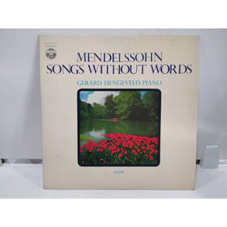 1LP Vinyl Records แผ่นเสียงไวนิล  MENDELSSOHN SONGS WITHOUT WORDS   (E6E74)