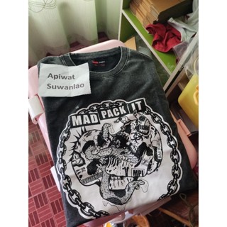 เสื้อวง mad pack it ไซสxl มือ1 แท้