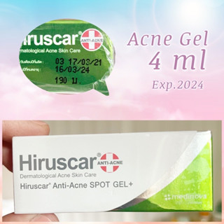 Exp.03/24👍Hiruscar Anti-Acne Spot Gel 4 กรัม