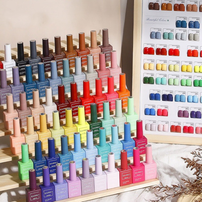 พร้อมส่ง 🚩สีเจล GAIRRIY สีทาเล็บ สียอดฮิต สีเจล สีขวดเหมือนสีด้านใน ขวดสวย เนื้อสีแน่น ราคาดี มีให้เลือก 60 สี - รูปที่ 6