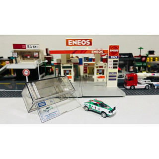 SET BOX MODEL 1/64 TOMICA PREMUIM : LANCIA STRATOS HF + ACRYLIC COLLECTIN BOX