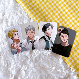 (✅พร้อมส่ง) เซ็ตโฟโต้การ์ด อัตสึมุ คิตะ สึนะ โอซามุ (ได้4ใบ) ( HQ / HAIKYUU! / ไฮคิว คู่ตบฟ้าประทาน)