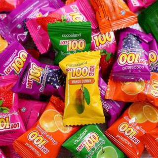 (พร้อมส่ง) Lot100 Mix Fruits Gummy150 g.เยลลี่ผลไม้รวม อร่อยในตำนาน(มีสินค้าในคลังไทย)