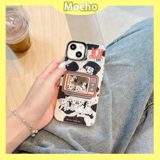 💕พร้อมส่ง💕iPhone 14 13 12 11 Pro Max เคส for เคสไอโฟน11 แฟชั่น บางเบาพกพาง่าย การ์ตูน น่ารัก ดัลเมเชี่ยน เรียบง่าย Case