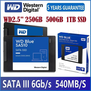 โซลิดสเตทไดรฟ์ WD Sata 3d-nand 2.5 นิ้ว 250GB 500GB 1TB รับประกัน 3 ปี