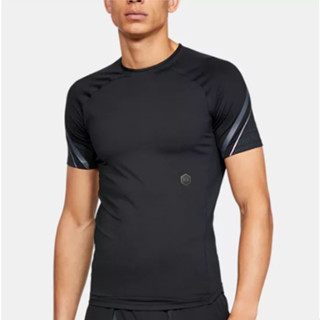 เสื้อกระชับกล้ามเนื้อ Under Armour UA Rush Graphic Short Sleeve เสื้อ Rush เสื้อรัดกล้ามเนื้อ UA สินค้าแท้ 100%