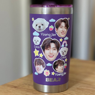 Youngjae : Got7 แก้วสกรีน UV รูปถ่าย
