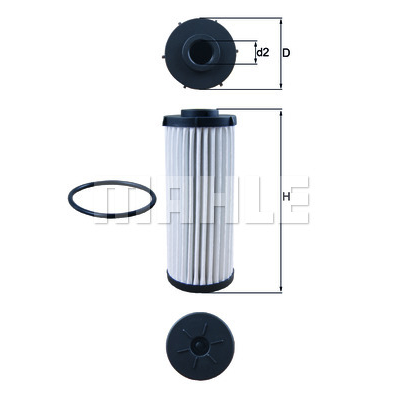 ไส้กรองเกียร์ออโต้ AUDI A3 Q3 R8 TT VW GOLF MK7 PASSAT B8 CARAVELLE T5 T6 2.0TDI 2.0BiTDi MAHLE