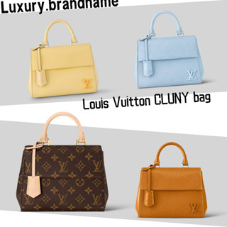 หลุยส์วิตตอง Louis Vuitton/กระเป๋ามินิ CLUNY/ กระเป๋าสุภาพสตรี/กระเป๋าสะพายข้าง/กระเป๋าสะพายข้าง/ใหม่