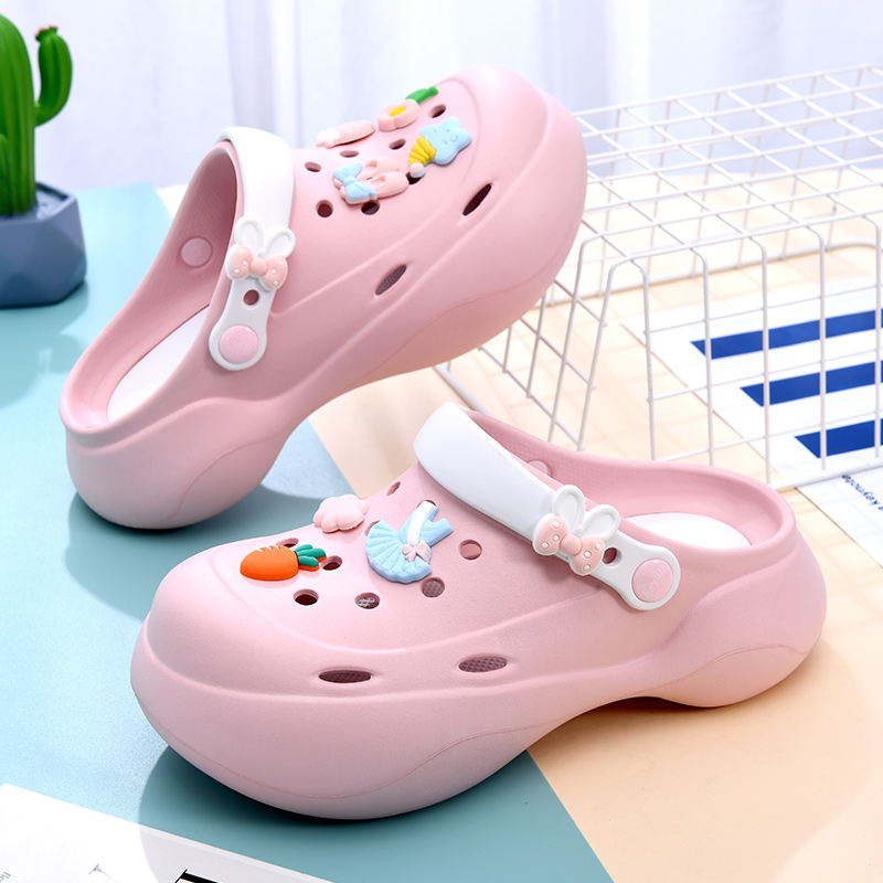 Jukoy พร้อมส่ง🧸รองเท้าหัวโต สีพาทเทลหวานละมุนดูดีลุคลูกคุณ แถมตัวติดน่ารักมาก พื้นนุ่ม ใส่สบายสาวๆควรมีไว้น้าา🌟