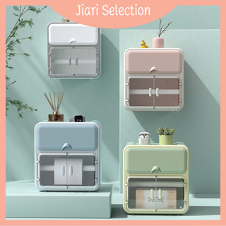 Jiari Selection  [✨สินค้าใหม่✨]กล่องใส่ทิชชู่ในห้องน้ํา พร้อมส่ง ทิชชู่ กล่องทิชชู่ในห้องน้ำ กล่องทิชชู่ติดผนัง กล่องใส่ทิชชู่ในห้องน้ํา กล่องใส่กระดาษทิชชู่ในห้องน้ำ กล่องทิชชู่ม้วน กล่องทิชชู่กันน้ำ  ไม่มีรอยเจาะ กันน้ำ กันฝุ่นที่จัดเก็บอเนกประสงค์