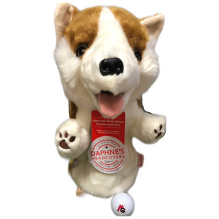 DH Golf Head. Cover For Driver "Corgi"