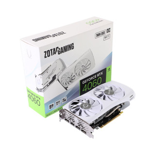 VGA ZOTAC GEFORCE RTX 4060 GAMING TWIN EDGE WHITE - 8GB GDDR6