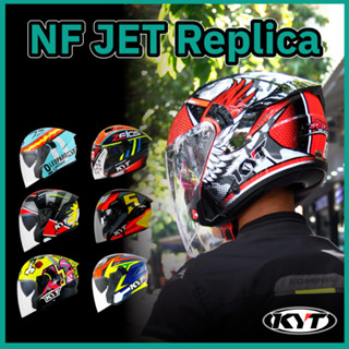 KYT หมวกกันน็อคเปิดหน้า NF JET Replica