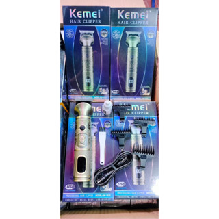 Kemei KM-1635 ปัตตาเลี่ยนตัดผม ไร้สาย กรรขอบกรรจอน มีไฟLedบอก%แบต