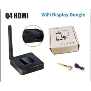 หลายหน้าจอ Q4 ทีวีติด 1080 จุด HDMI + AV Mirroring WiFi Display Dongle